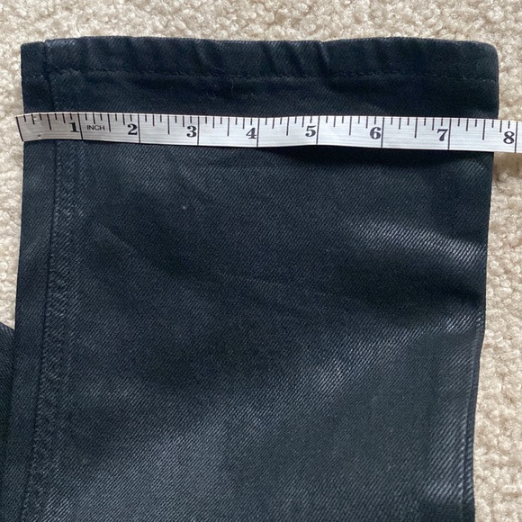 NWT Ralph Lauren high rise boot leg comfort stretch black coated jeans - Picture 8 of 16